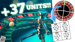 AMAZING Roulette Session!! (Using the ‘4 Slice’ Roulette Strategy)