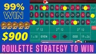 Roulette win EVERY TIME | Roulette New Strategy TO WIN