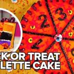 Horrific Graveyard Cake! Roulette CAKE GAME w/ Eh Bee Family | How To Cake It | Yolanda Gampp