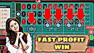 Fast Profit Winning Strategy 2022 || Roulette Strategy To Win || Roulette Casino