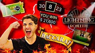 High Stakes Crazy Time, Roulette, Baccarat, VIP Private BlackJack! $2,500 Challenge Continued