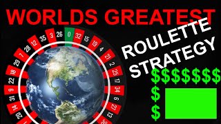 WORLDS GREATEST ROULETTE STRATEGY EVER