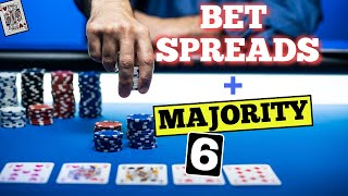 RECOVER using BET SPREADS! Playing Baccarat Strategy MAJORITY 6! | Sessions 24 & 25