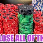 LOSING $2500 AND EVERY SINGLE POKER HAND… – Poker Vlog 112