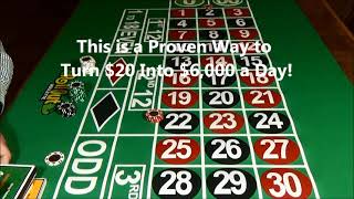 “Best Roulette System for Beginners! $20 Bankroll Beats the Casino!”