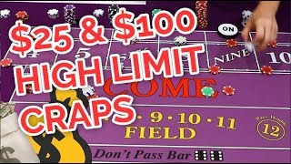 $25 & $100 HIGH-LIMIT Triple Lux Craps System – Part 5