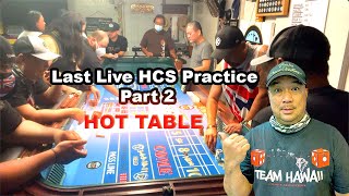 C ash wednesday the last Hawaiicrapsshooter practice filmed live. #chefdice #craps #strategies