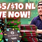 Lex O Poker plays ACTION $5/$5/$10 NL | TCH LIVE Dallas – 3/2/2022