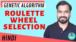 Roulette Wheel Selection in Genetic Algorithm Explained with Example in Hindi