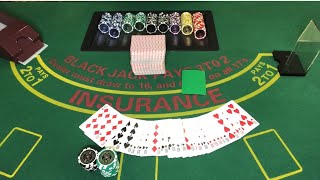 Spanish 21 session #1 (Blackjack variation) – Big win finally???