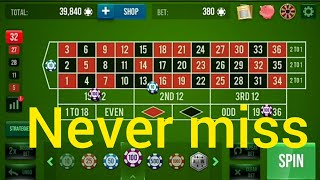 Roulette winning strategy 36 || roulette