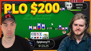 Charlie Carrel Plays PLO $200! (Poker Session Review)