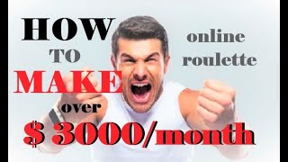 How to make $ 3000/month playing any Roulette Strategy || BEST Roulette Strategy 2021 to Win