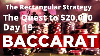 Baccarat: The Rectangular Strategy simulation test series Day 19