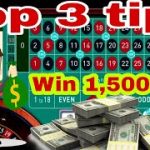 Roulette strategy to win $1,50000 top 3 tricks 99🤑% sure #roulette #roulettestrategy #casino #games
