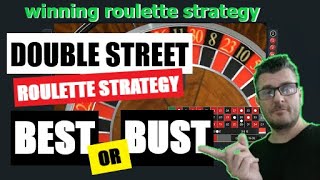 BEST ROULETTE STRATEGY to WIN | DOUBLE STREET Roulette Strategy | Best Roulette Strategy or NOT?