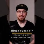 Quick Poker Tip: Study These Flops The Most! #Shorts