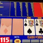 Breaking my Rules. High Limit Video Poker Vlog 115