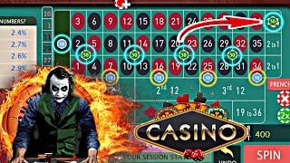 100% Best strategy for roulette casino || roulette strategy || roulette