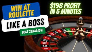 How to win at roulette like a boss: The Best roulette Strategy