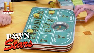 Pawn Stars: RISKY GAMBLE on Vintage Craps Table (Season 18) | History