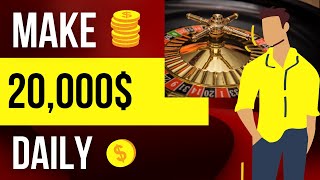 Roulette Strategy to WIN MORE | Risky By Too Much Profit 🤑🤑