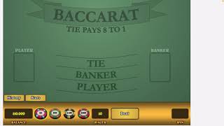 Baccarat Strategy $100 Per Day IIII