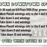 Uptown downtown spread Craps Nation Tutorials & Strategies