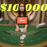 INSANE $10,000 BLACKJACK SESSION..COUNTING CARDS! HUGE SIDE BETS AND DOUBLE DOWNS!