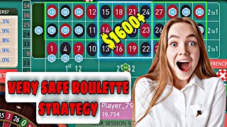 Very Safe Roulette Winning Strategy || Roulette Strategy || Roulette Game