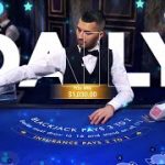 CRAZY ALL-IN BLACKJACK HAND! | Daily Blackjack #7