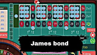 James bond roulette winning strategy || roulette strategies $3000 a day || roulette game