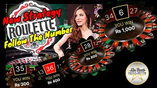 Roulette Star – Follow The Number | New Strategy | #Roulette #RouletteStar #OnlineCasino