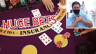 🔥HUGE BETS🔥10 Minute Blackjack Challenge – WIN BIG or BUST #126