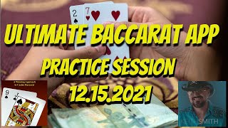 Practice Baccarat Session with the Ultimate Baccarat App and BTC Players.