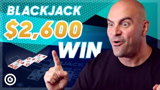 $2,600 WIN ON LIVE BLACKJACK TWITCH SESSION