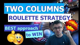 🧿 BEST Roulette Strategy to WIN | TWO COLUMNS Roulette Strategy | Best Roulette Strategy to win
