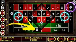 Easy Betting Easy Win System to Roulette | roulette strategy to win | roulette win