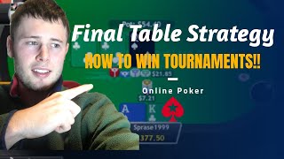 POKER FINAL TABLE TIPS- with HUGE win!