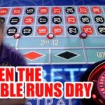 LIVE ROULETTE – DOUBLE STREET MARTINGALE #2