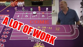 🔥A LOT OF WORK🔥 30 Roll Craps Challenge – WIN BIG or BUST #103