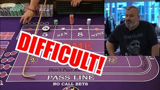 🔥DIFFICULT!🔥 30 Roll Craps Challenge – WIN BIG or BUST #101