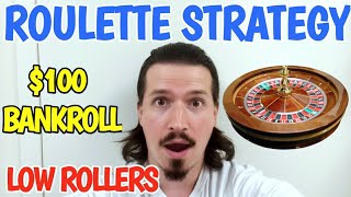 Roulette Strategy For Low Rollers – Professional Gambler Plays Roulette “LIVE” With A $100 Bankroll