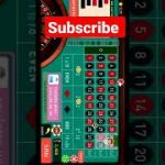 roulette winning tips | roulette strategy to win |roulette game #shorts #roulette #casino #short 🤑
