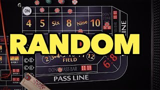 Random Craps Strategy