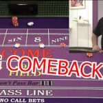 🔥HUGE COMEBACK!🔥30 Roll Craps Challenge – WIN BIG or BUST #115