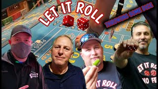 LIVE CRAPS GAME – ANOTHER HEATER!!! – COLOR UP, JON, JEREMIAH AND LET IT ROLL ON THE DICE!