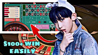 $100 win easily by this roulette system || roulette strategy || roulette game