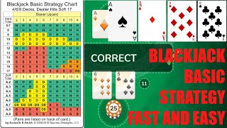 THE EASIEST WAY TO LEARN BLACKJACK BASIC STRATEGY! FASTEST WAY TO MEMORIZE BLACKJACK BASIC STRATEGY!