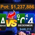 Poker Pro Reacts To INSANE High Stakes Game ($1,000,000+ Pots!)